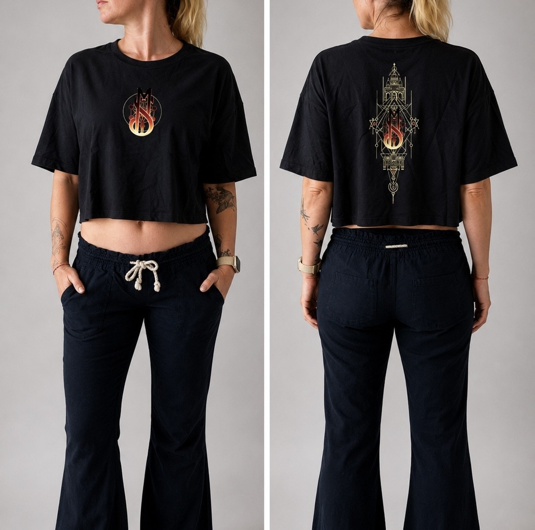 Crop Top Woman Black